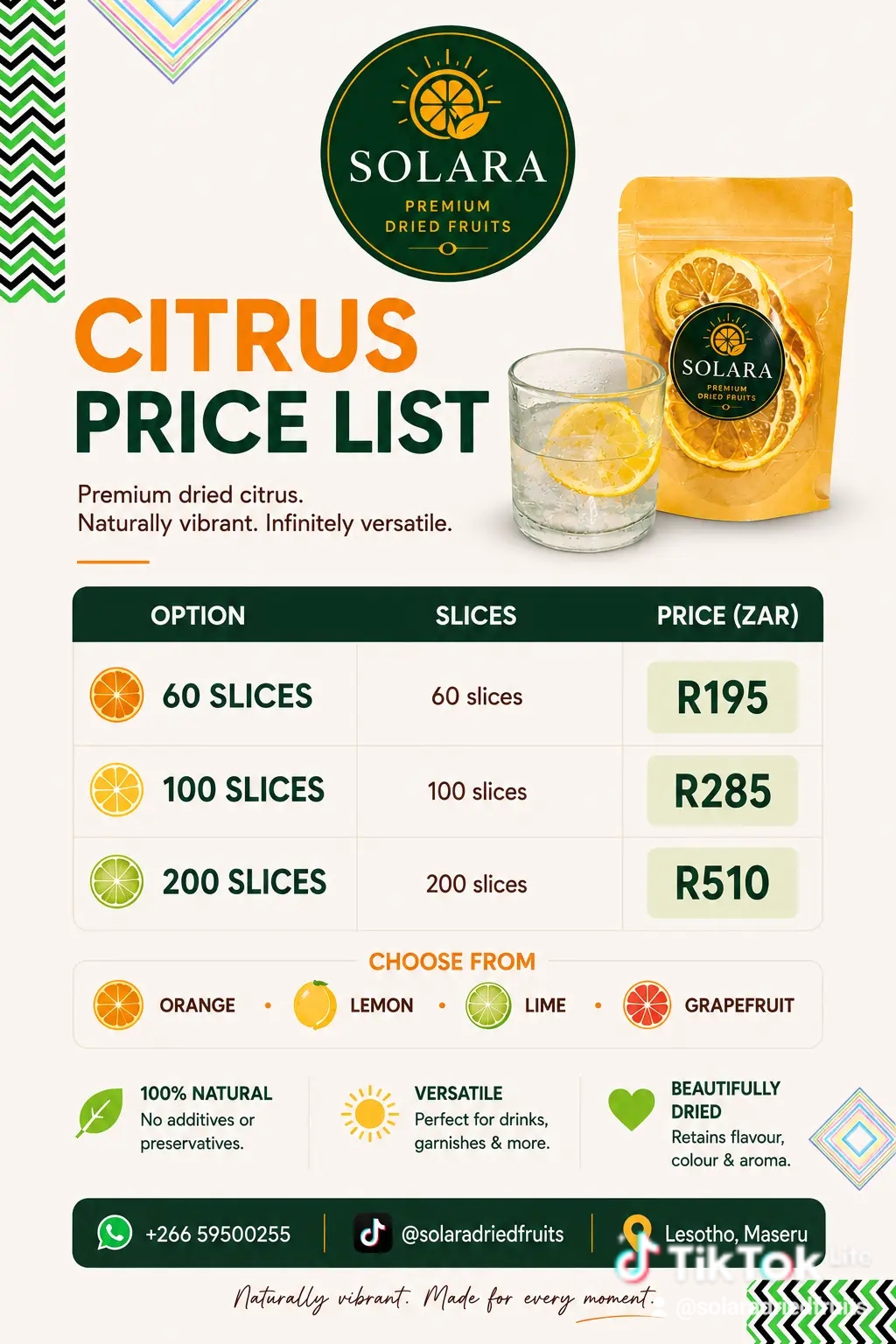 Citrus sale