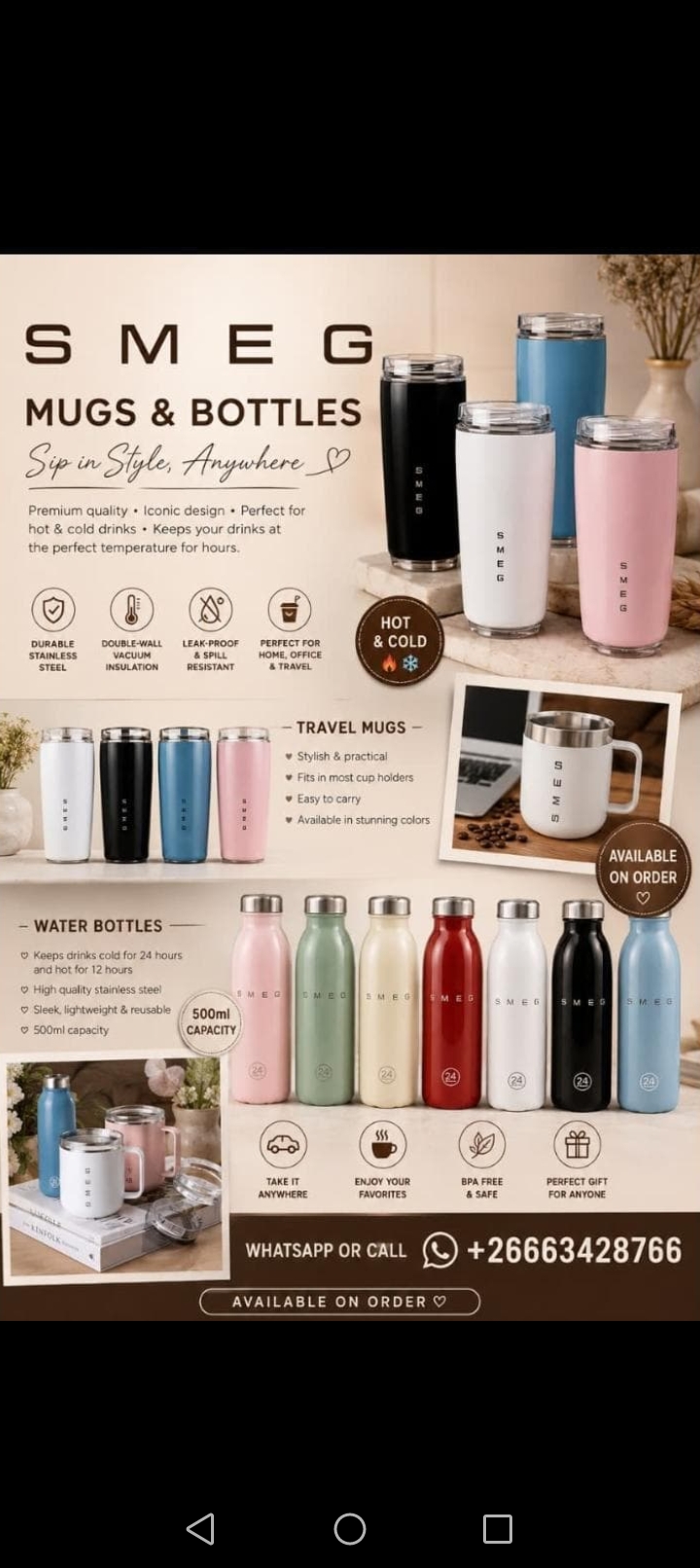 SMEG MUGS