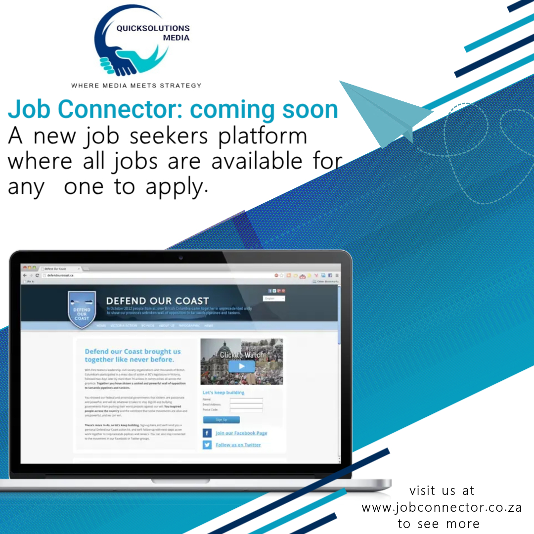 Secure your dream job with Job Connector. Link on https://www.jobconnector.co.za
