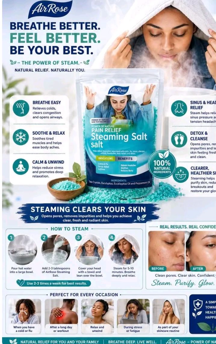 Steaming salt
