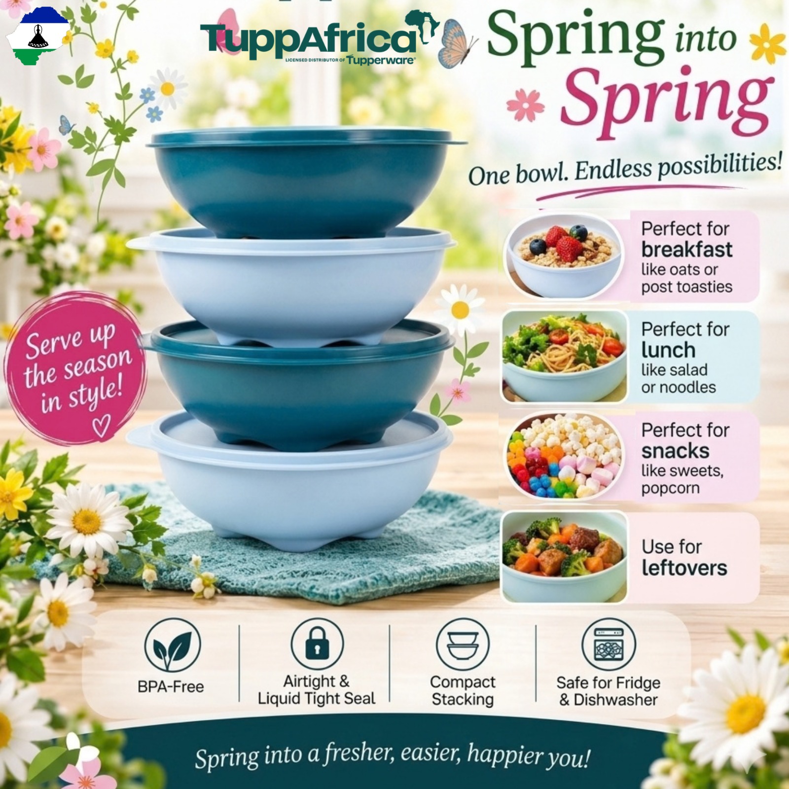 Kemorekisi oa Tupperware okareka oa nyolla Kapa oa join hojoin kemahala ebe othola theolelo EA 27% 1