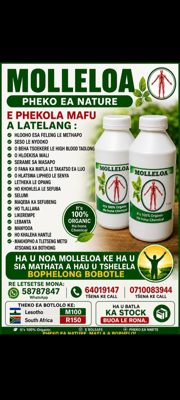 MOLLELOA NATURAL HERBS 🌿 100% NATURAL HERBS. Traditionally used to boost immunity, cleanse the body 