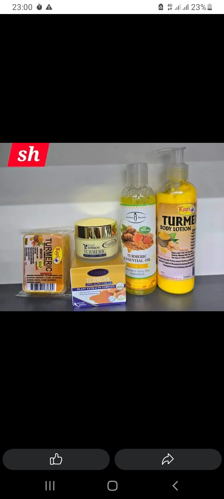Ke rekisa li perfume ,turmeric products