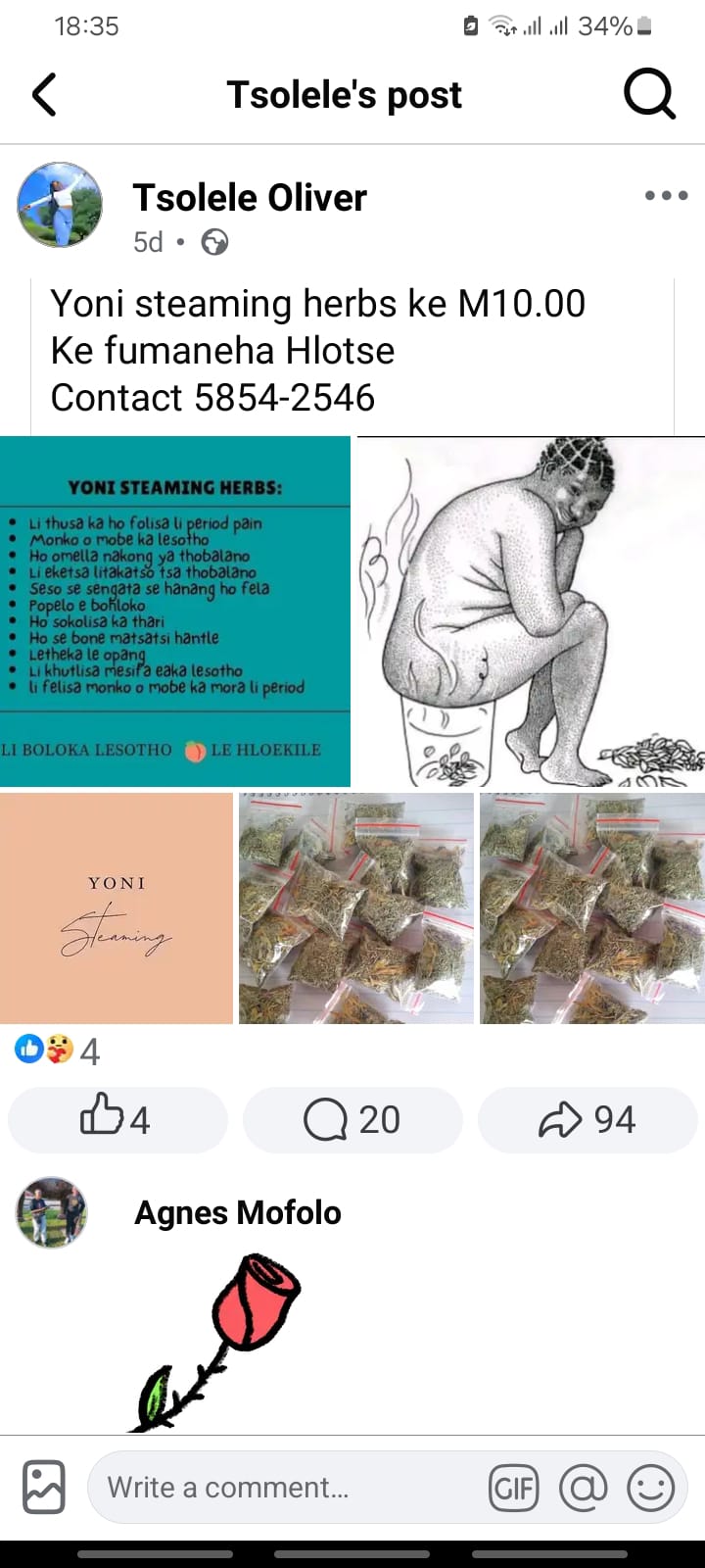 YONI STEAMING HERBS