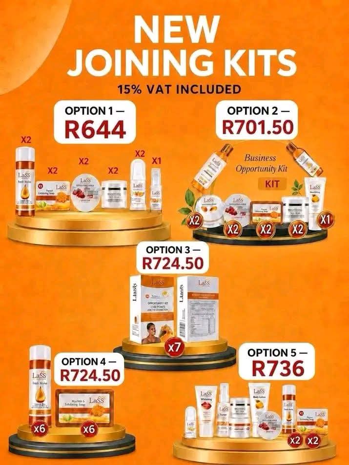 Le ha u batla ho join Lass SkinCare Products u rekise le wena and enjoy 100%profits, commission hau
