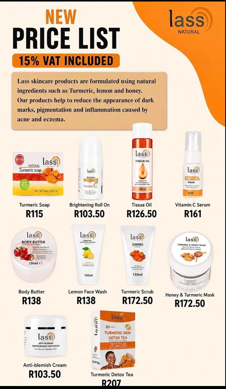 Lass skincare products